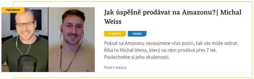 Rozhovor mladý podnikatel